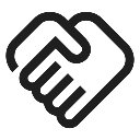 handshake 128dp 1f1f1f fill0 wght400 grad0 opsz48